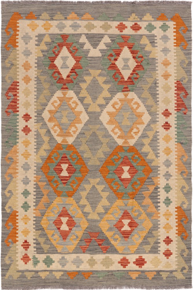 Afghanischer Teppich Kelim Afghan 148x99 148x99, Perserteppich Handgewebt