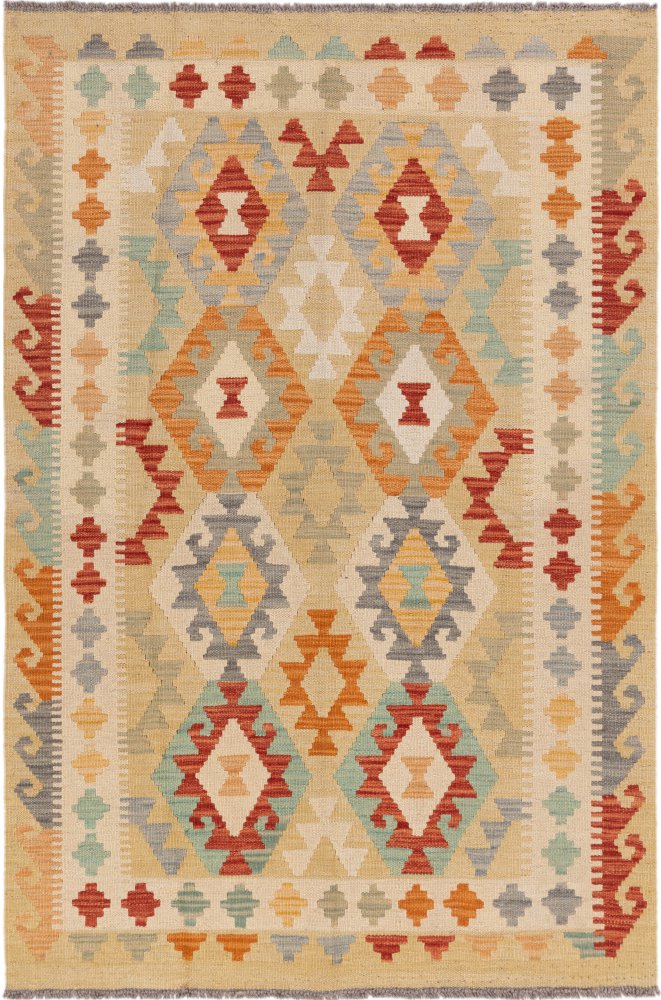 Covor afgan Chilim Afghan 150x102 150x102, Covor persan Țesut manual