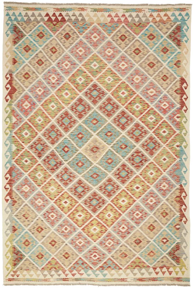 Tapete afegão Kilim Afegão 302x201 302x201, Tapete persa Tecido à mão