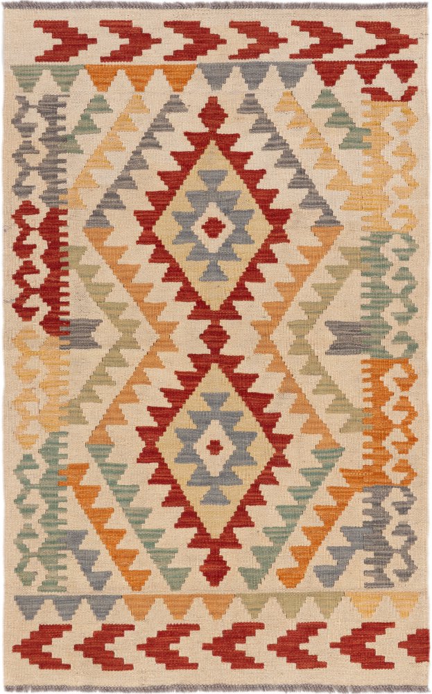 Covor afgan Chilim Afghan 125x78 125x78, Covor persan Țesut manual