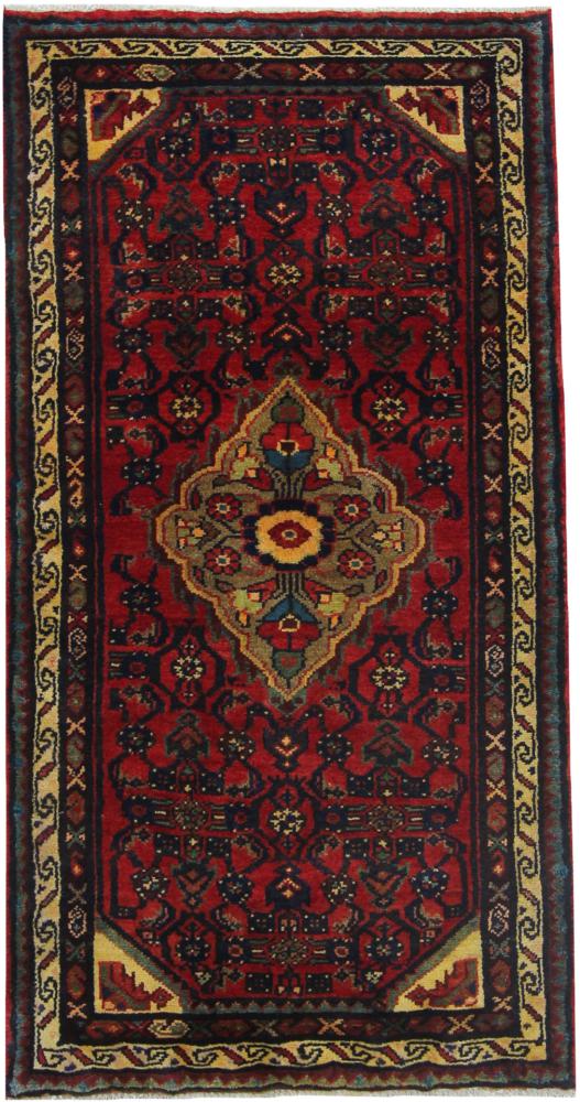 Tapis persan Hamadan 149x80 149x80, Tapis persan Noué à la main