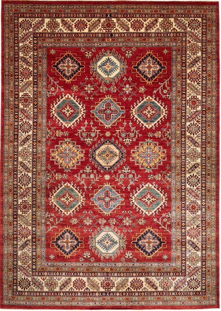 Tapis pakistanais Kazak 355x248 355x248, Tapis persan Noué à la main
