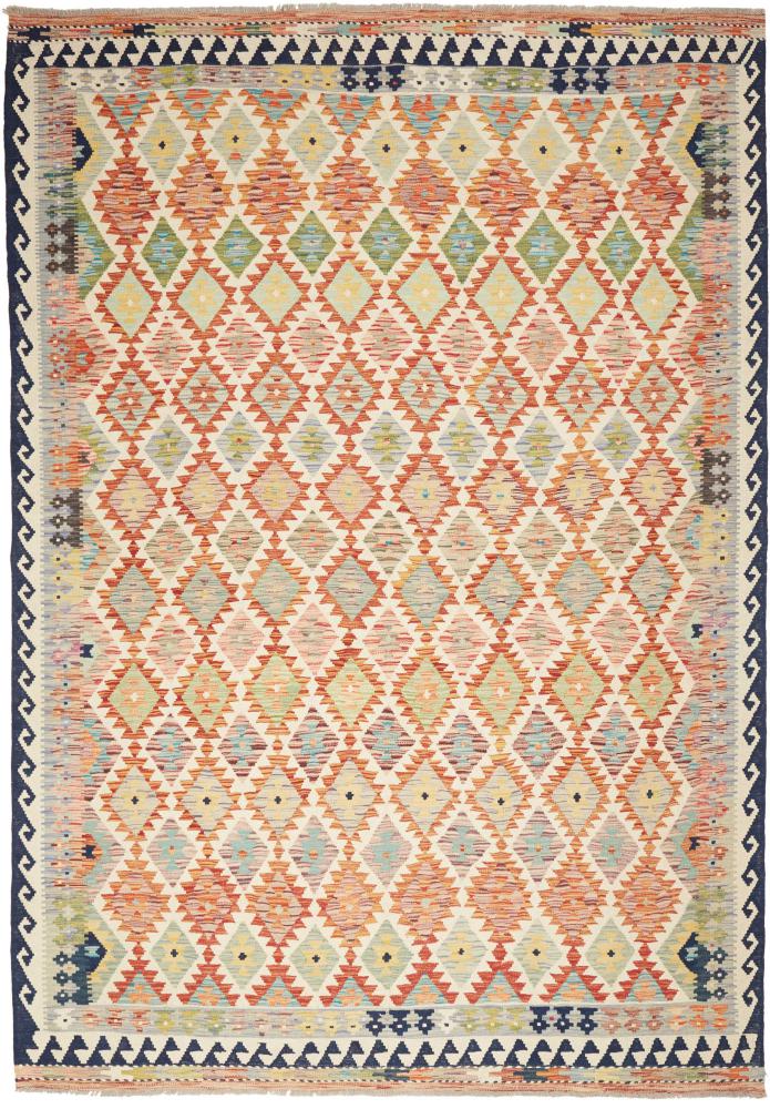 Tapete afegão Kilim Afegão 296x205 296x205, Tapete persa Tecido à mão