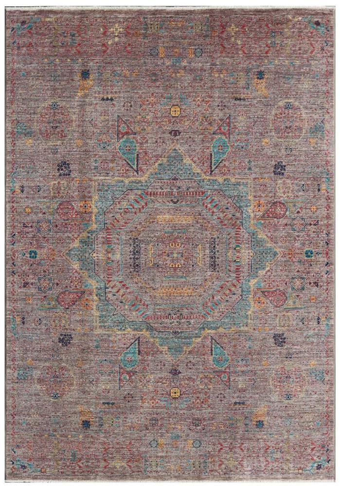 Pakistanischer Teppich Mamluk 6'9"x4'9" 6'9"x4'9", Perserteppich Handgeknüpft