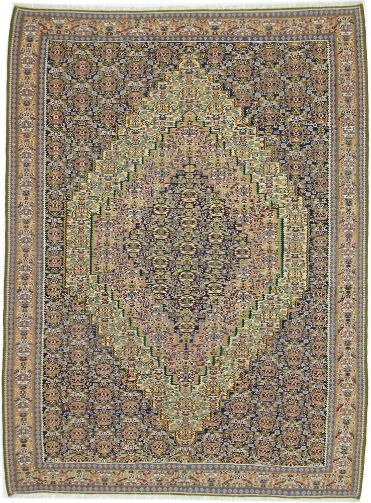 Tapete persa Kilim Senneh 281x208 281x208, Tapete persa Atado à mão