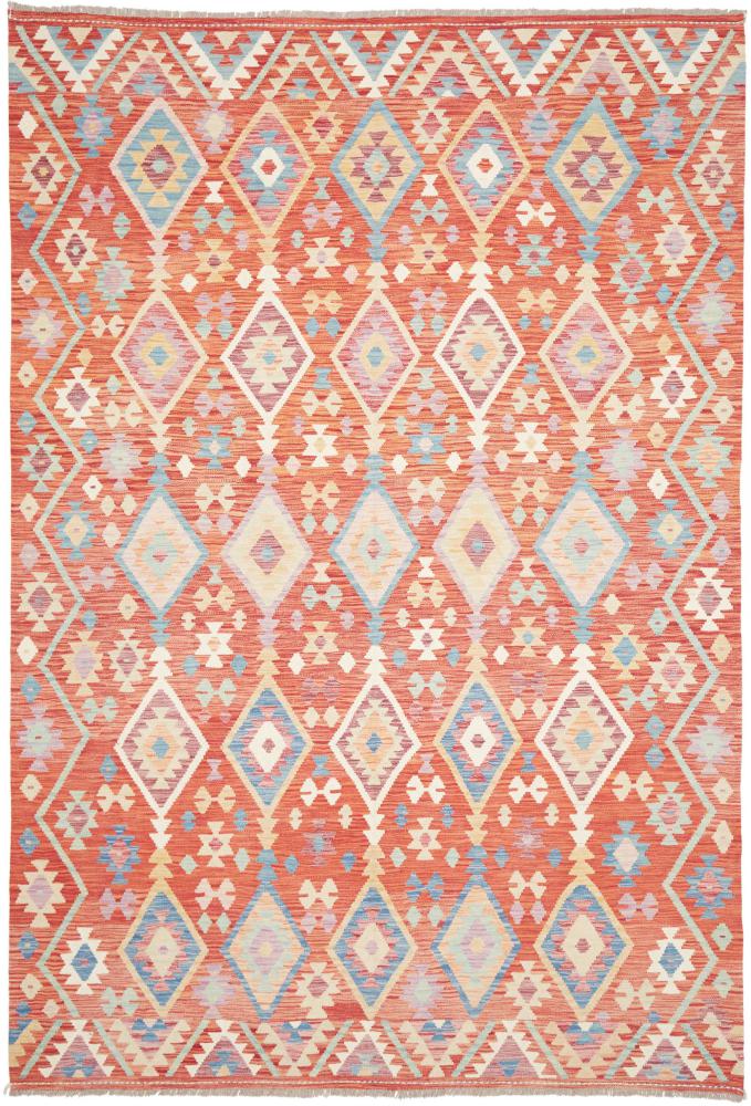 Afgán szőnyeg Kelim Afghan 303x205 303x205, Perzsa szőnyeg Kézzel szőtt