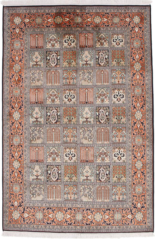 Indo rug Kashmir Silk 190x125 190x125, Persian Rug Knotted by hand