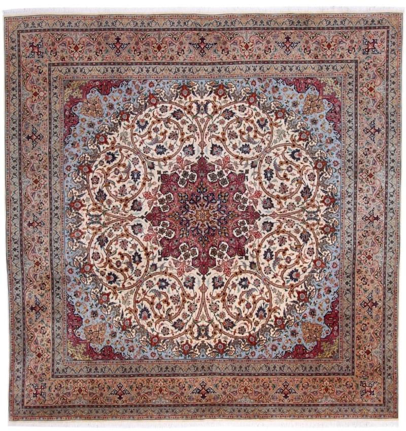  ペルシャ絨毯 タブリーズ 60Raj 311x299 311x299,  ペルシャ絨毯 手織り