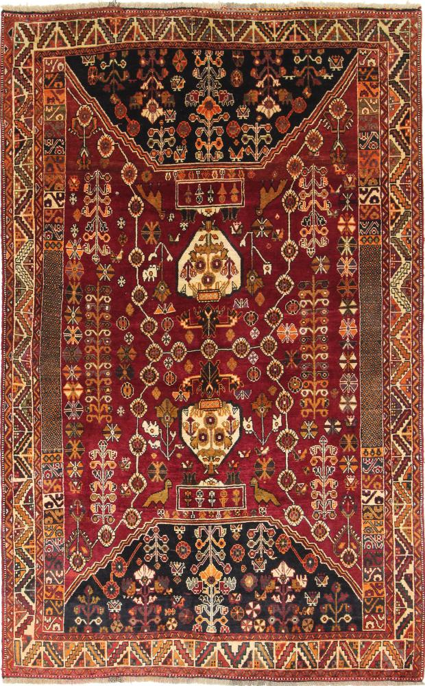 Persisk tæppe Ghashghai 251x155 251x155, Persisk tæppe Knyttet i hånden