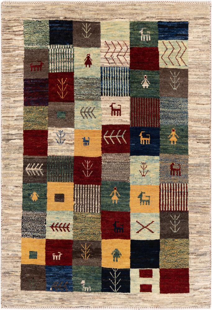 Tapis persan Persan Gabbeh Pure 149x105 149x105, Tapis persan Noué à la main