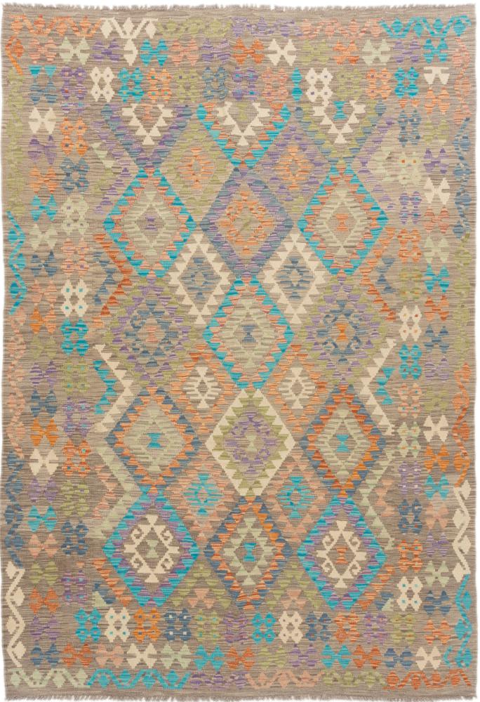 Tapete afegão Kilim Afegão 289x198 289x198, Tapete persa Tecido à mão