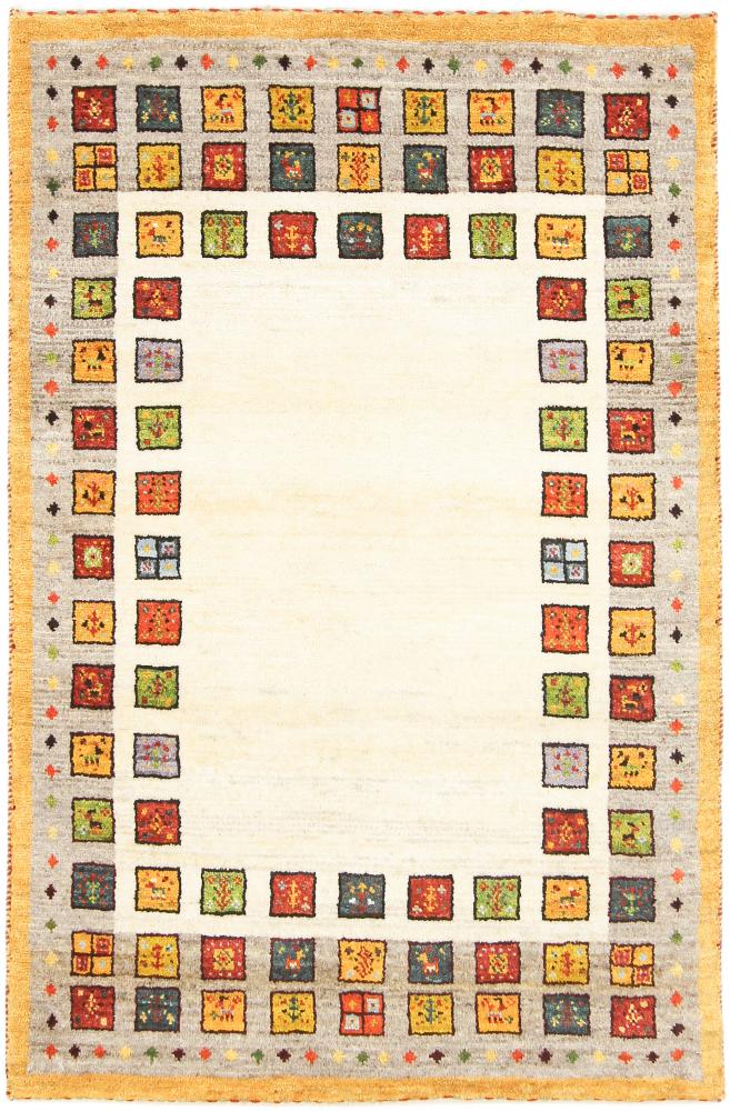 Tapete persa Persa Gabbeh Yalameh Nature 124x78 124x78, Tapete persa Atado à mão