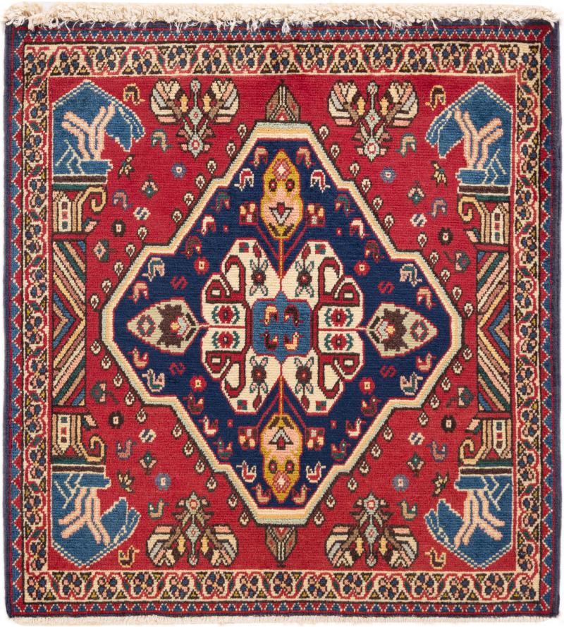 Perzisch tapijt Ghashghai 66x60 66x60, Perzisch tapijt Handgeknoopte