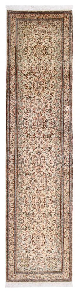 Tappeto indiano Cachemire Puri di Seta 317x75 317x75, Tappeto persiano Annodato a mano