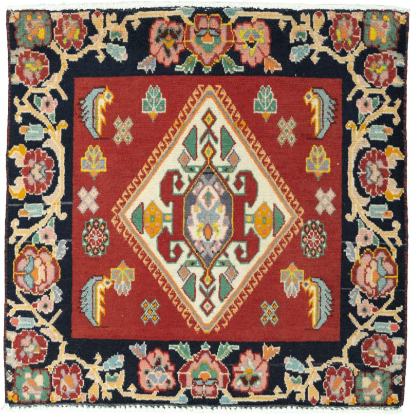 Persian Rug Shiraz 64x66 64x66, Persian Rug Knotted by hand
