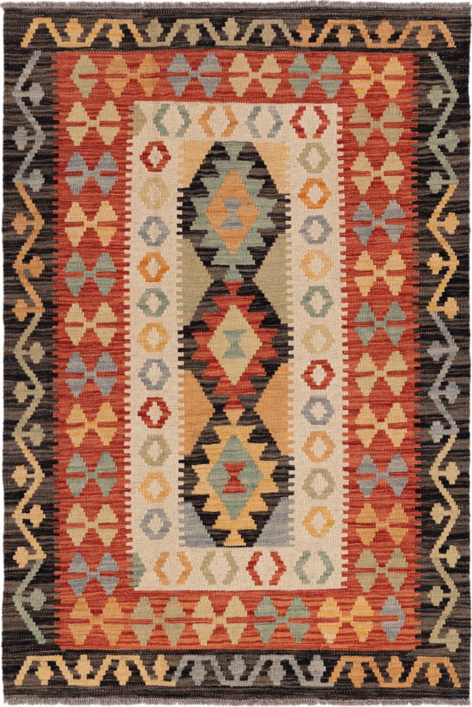 Afghanischer Teppich Kelim Afghan 149x100 149x100, Perserteppich Handgewebt