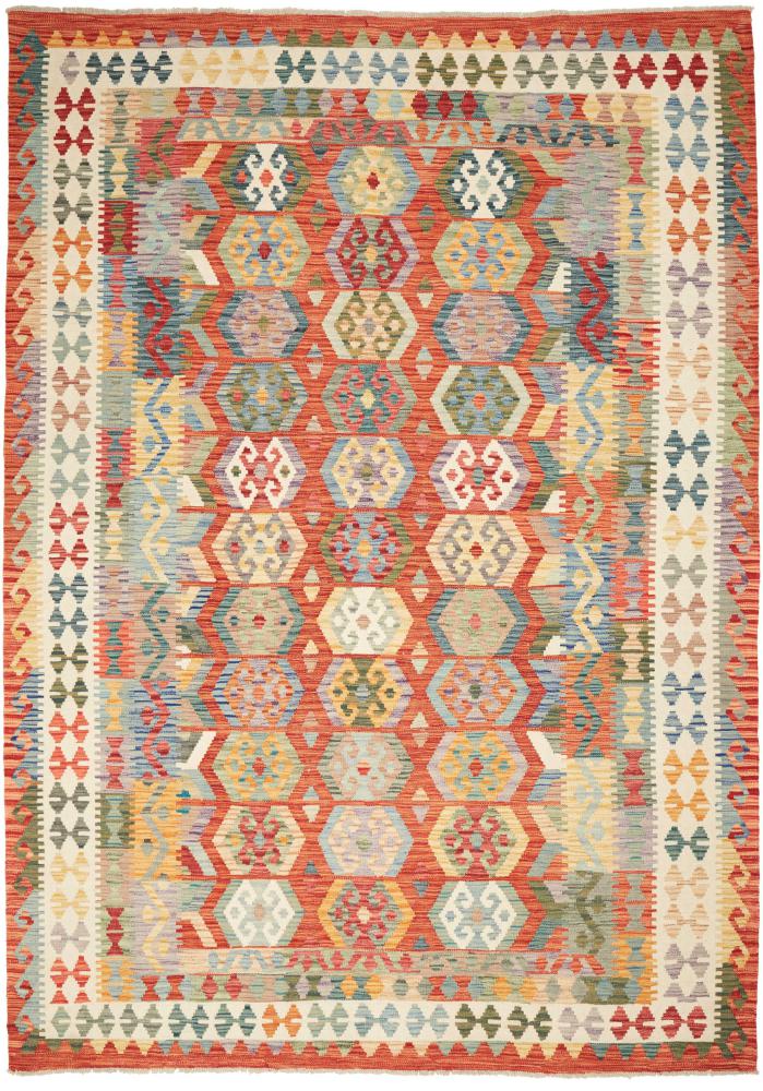 Tapete afegão Kilim Afegão 302x208 302x208, Tapete persa Tecido à mão