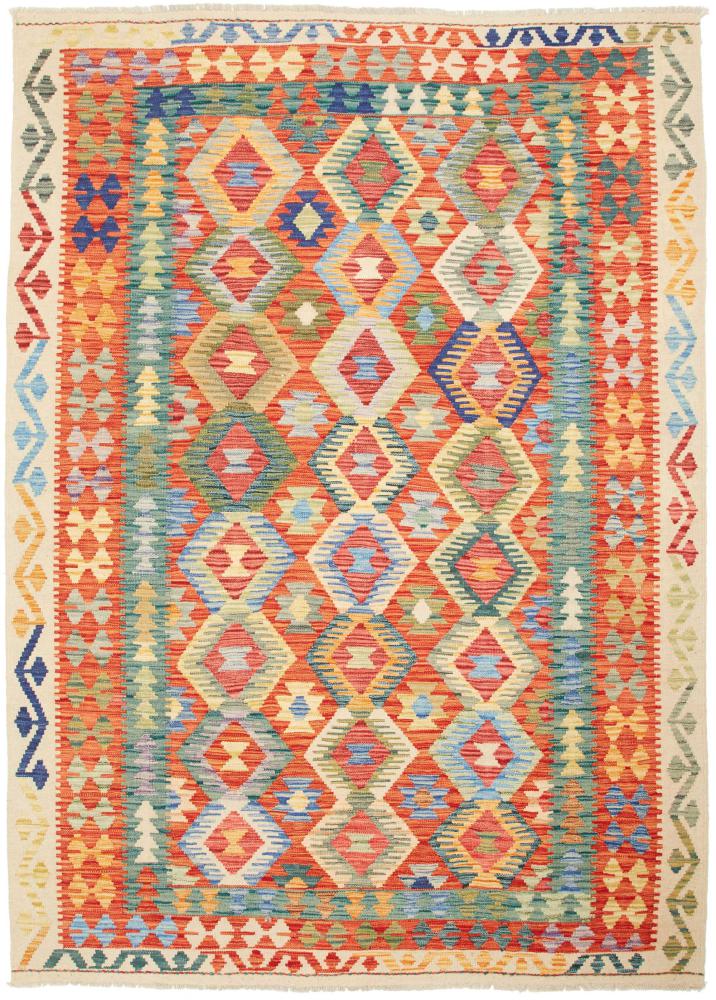 Afghan rug Kilim  Afghan 239x173 239x173, Persian Rug Woven by hand