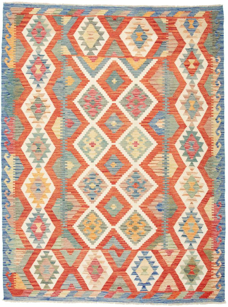 Afghaans tapijt Kilim  Afghan 240x181 240x181, Perzisch tapijt Handgeweven