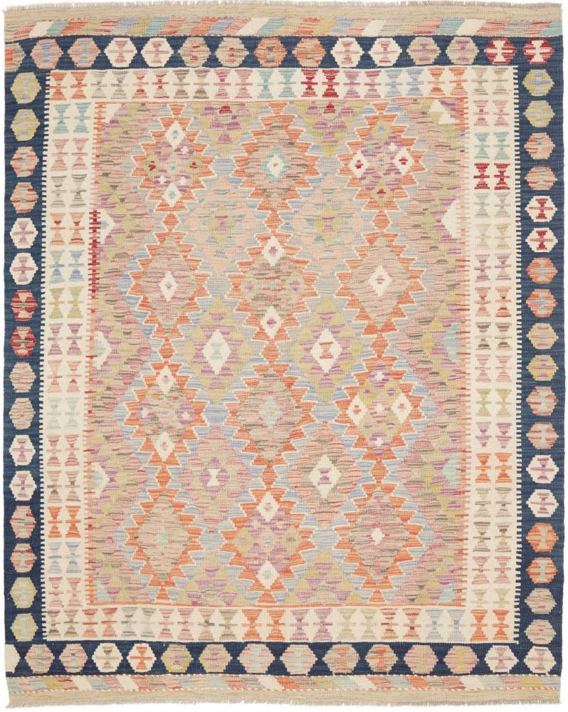 Afghan rug Kelim Afghan 6'6"x5'2" 6'6"x5'2", Persian rug Handwoven