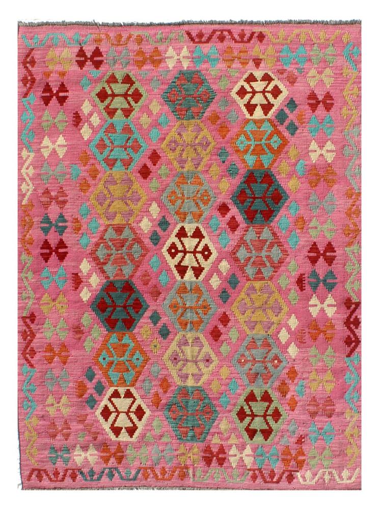 Afghan rug Kilim Afghan 7'11"x5'10" 7'11"x5'10", Persian Rug Woven by hand
