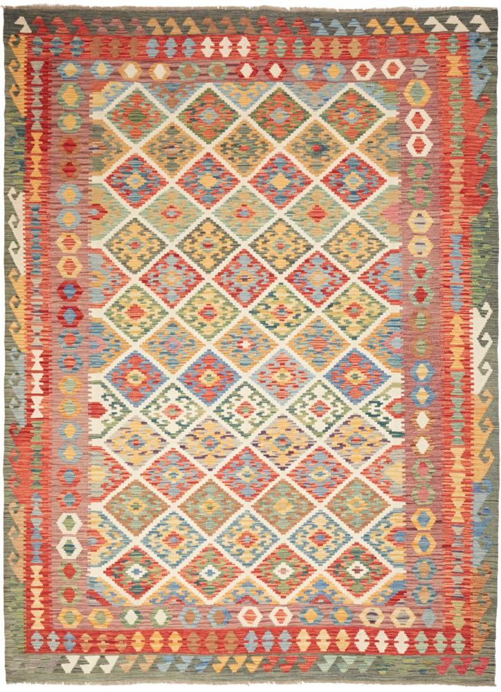 Tapete afegão Kilim Afegão 286x209 286x209, Tapete persa Tecido à mão