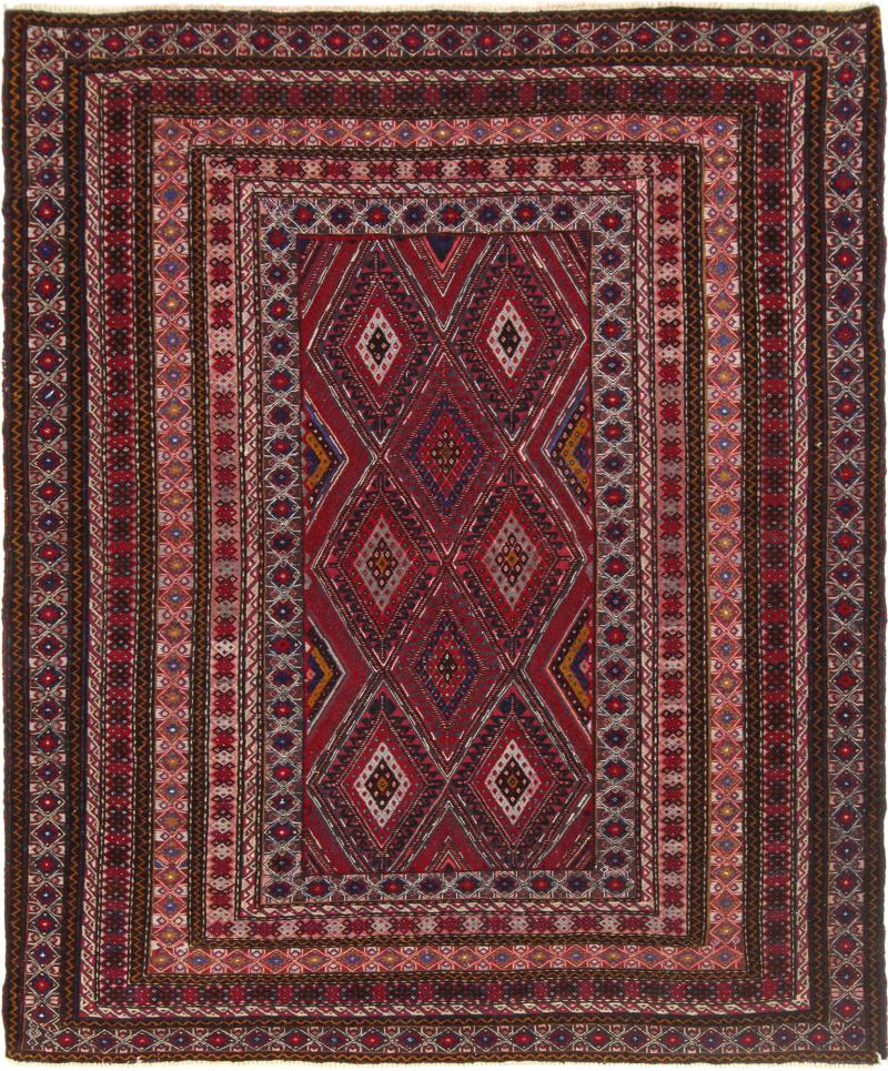 Afghan rug Afghan 178x140 178x140, Persian Rug Knotted by hand