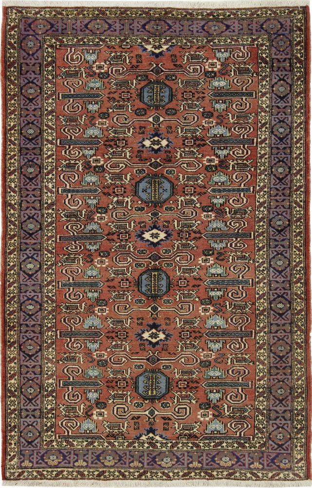 Persian Rug Ardebil 7'1"x4'6" 7'1"x4'6", Persian Rug Knotted by hand