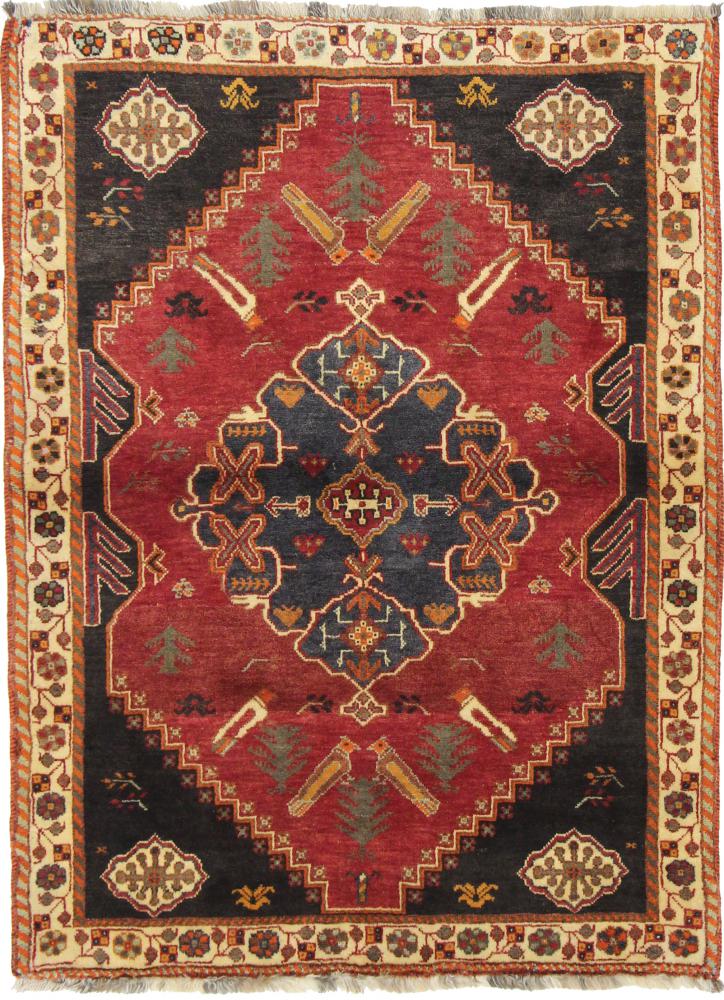 Tapete persa Ghashghai 166x122 166x122, Tapete persa Atado à mão