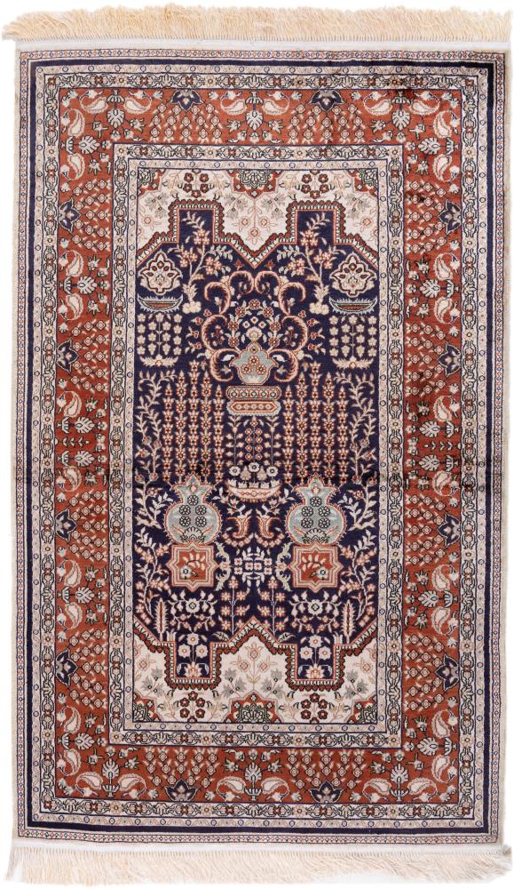Kinesisk tæppe Kina Silke 151x94 151x94, Persisk tæppe Håndknyttet