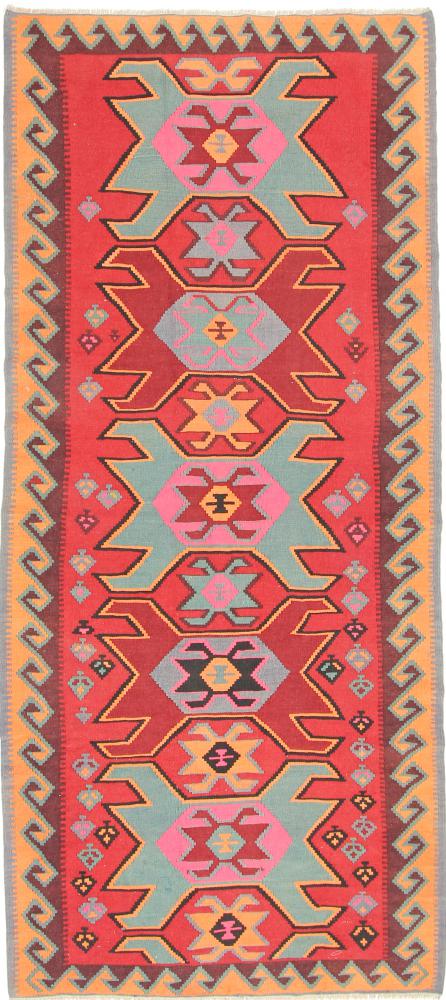 Tapete persa Kilim Fars Azerbaijan Antigo 10'11"x4'11" 10'11"x4'11", Tapete persa Tecido à mão