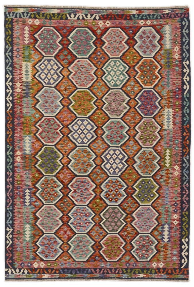 Alfombra afgana Kilim Afghan 291x199 291x199, Alfombra persa Tejido a mano
