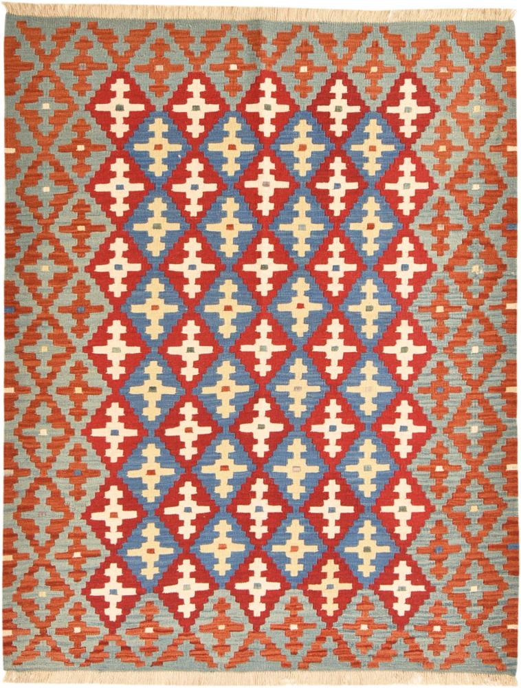 Persian Rug Kilim Fars 197x152 197x152, Persian Rug Woven by hand