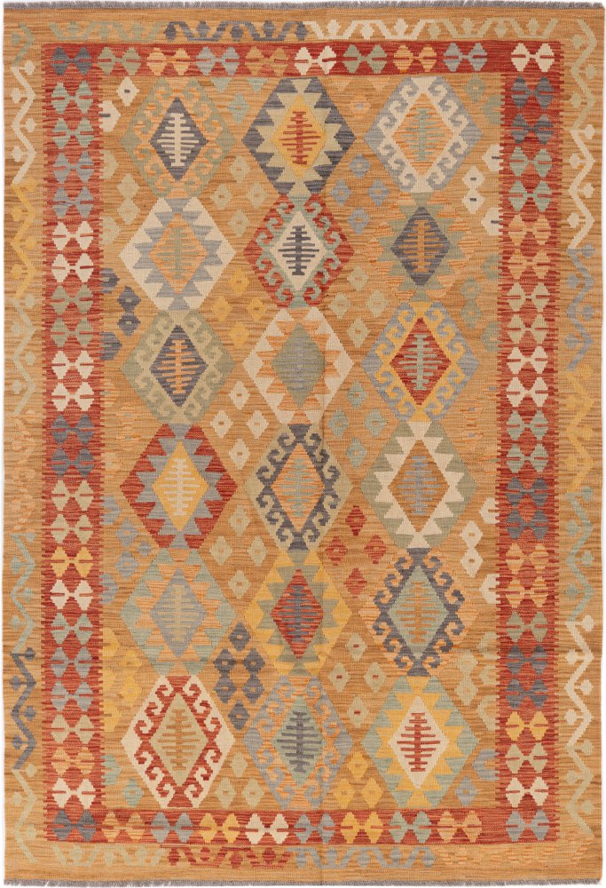 Afghaans tapijt Kilim Afghan 250x170 250x170, Perzisch tapijt Handgeweven
