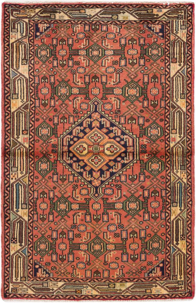 Persian Rug Hamadan 130x84 130x84, Persian Rug Knotted by hand