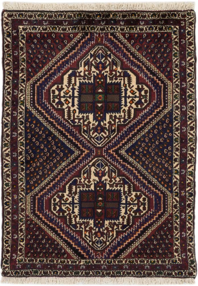 Tapis persan Sirjan 131x92 131x92, Tapis persan Noué à la main