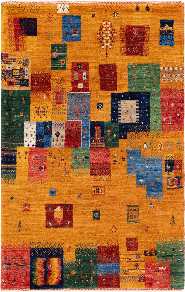 Tapis persan Persan Gabbeh Loribaft Atelier 119x79 119x79, Tapis persan Noué à la main