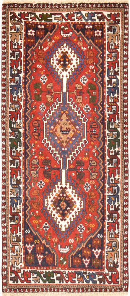 Tapis persan Shiraz 149x65 149x65, Tapis persan Noué à la main