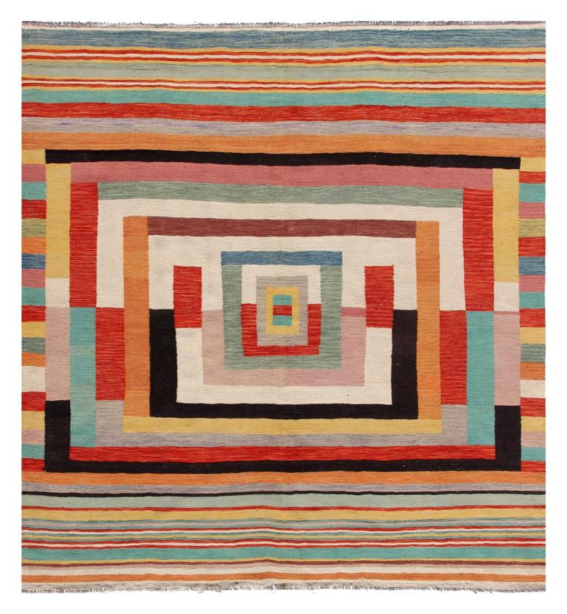 Afghanska mattan Kilim Afghan Edition 251x249 251x249, Persisk matta handvävd 