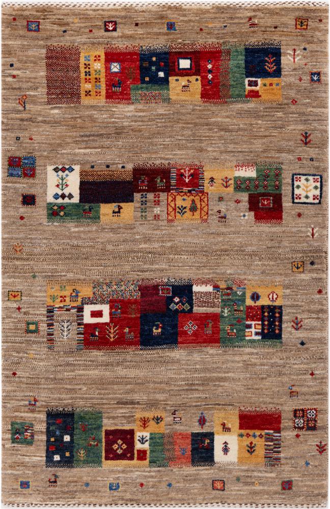 Tappeto persiano Persiano Gabbeh Loribaft Atelier 129x84 129x84, Tappeto persiano Annodato a mano