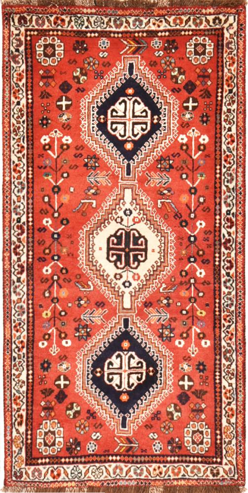 Persian Rug Shiraz 137x69 137x69, Persian Rug Knotted by hand