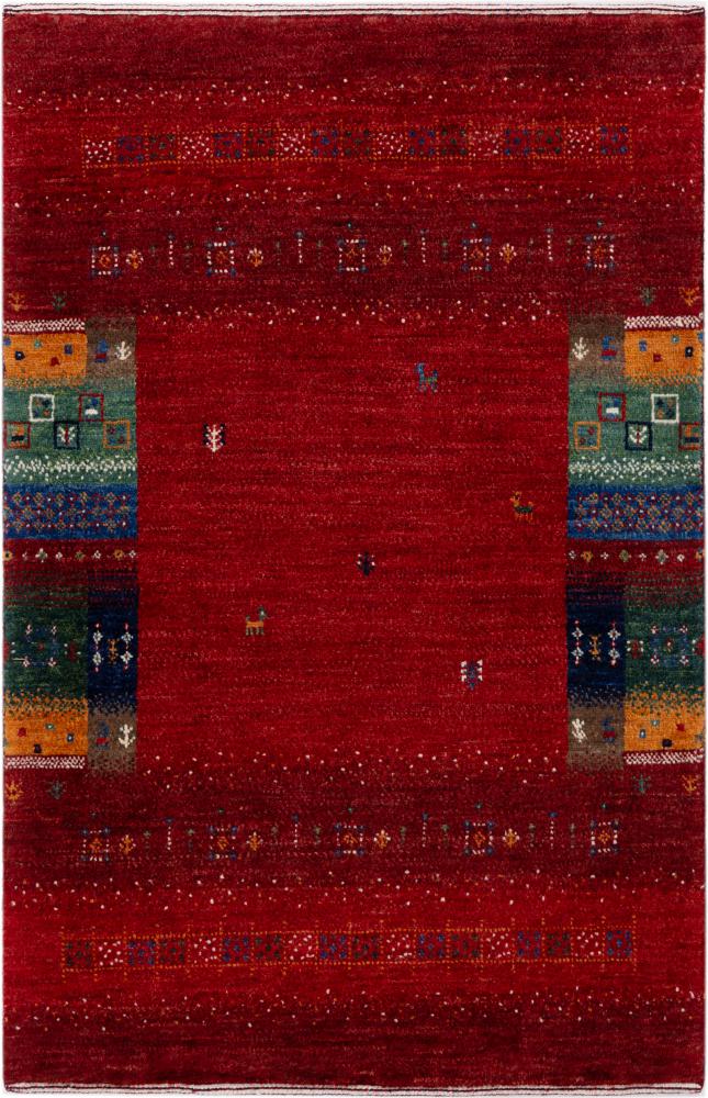 Tapis persan Persan Gabbeh Loribaft Atelier 116x76 116x76, Tapis persan Noué à la main