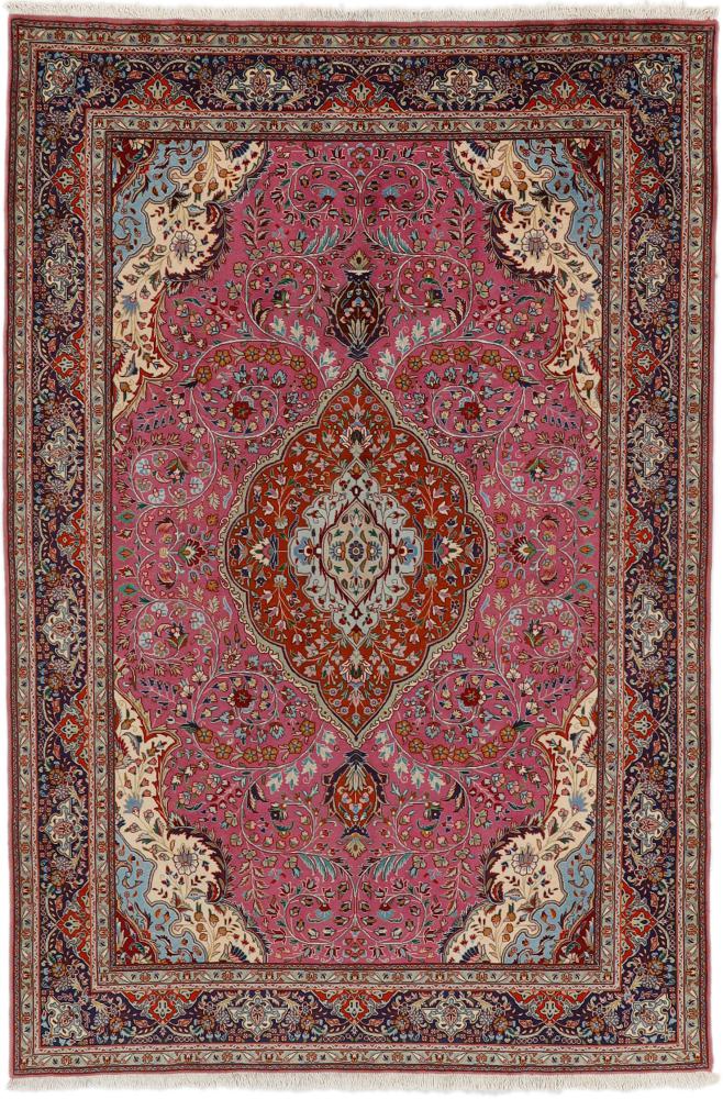 Tapete persa Tabriz 50Raj 204x294 204x294, Tapete persa Atado à mão