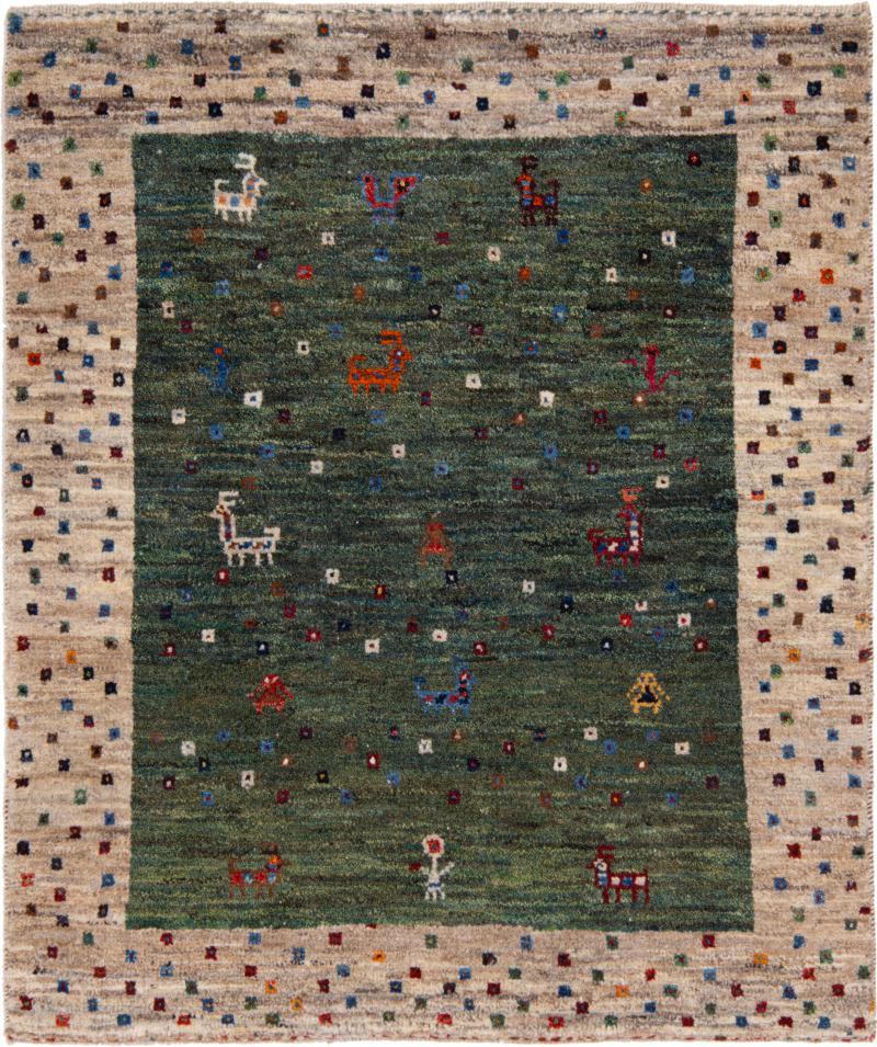 Tappeto persiano Persia Gabbeh Nomad 116x99 116x99, Tappeto persiano Annodato a mano