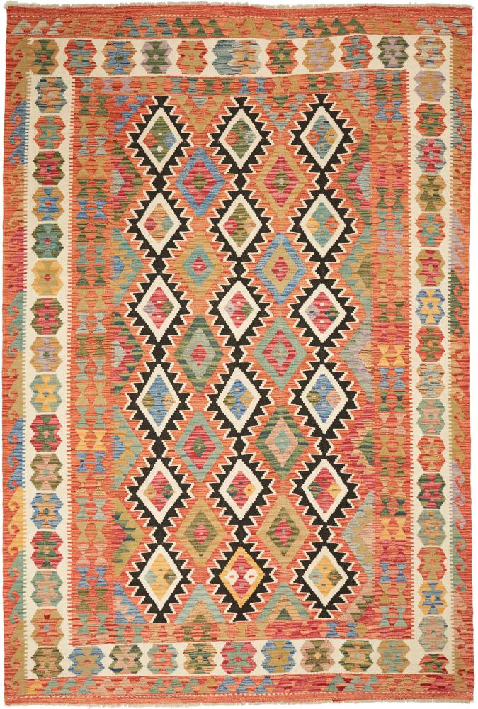 Afghan rug Kilim Afghan 10'2"x6'10" 10'2"x6'10", Persian Rug Woven by hand