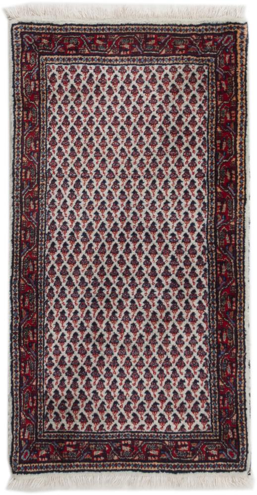 Tapis indien Indo Sarough Mir 123x64 123x64, Tapis persan Noué à la main