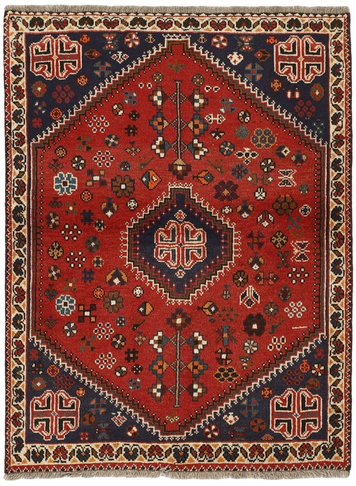 Tapis persan Shiraz 142x106 142x106, Tapis persan Noué à la main