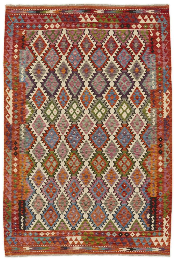 Alfombra afgana Kilim Afghan 292x199 292x199, Alfombra persa Tejido a mano