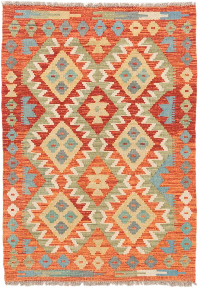 Tapete afegão Kilim Afegão 125x88 125x88, Tapete persa Tecido à mão