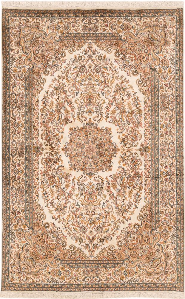 Tappeto indiano Cachemire di Seta 195x126 195x126, Tappeto persiano Annodato a mano